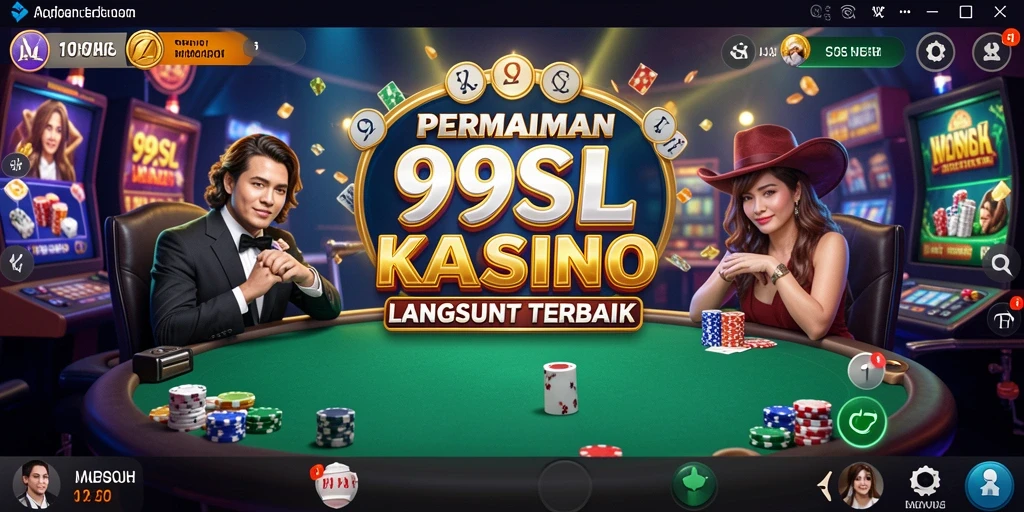 Tampilan menarik dari permainan Live Casino di 99SL.