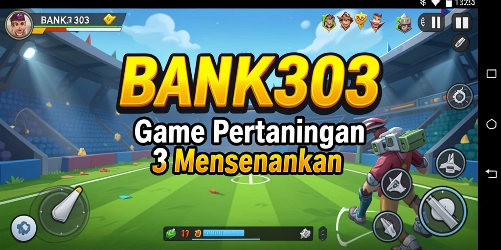 Screenshot utama BANK303 menampilkan momen seru permainan Match-3.