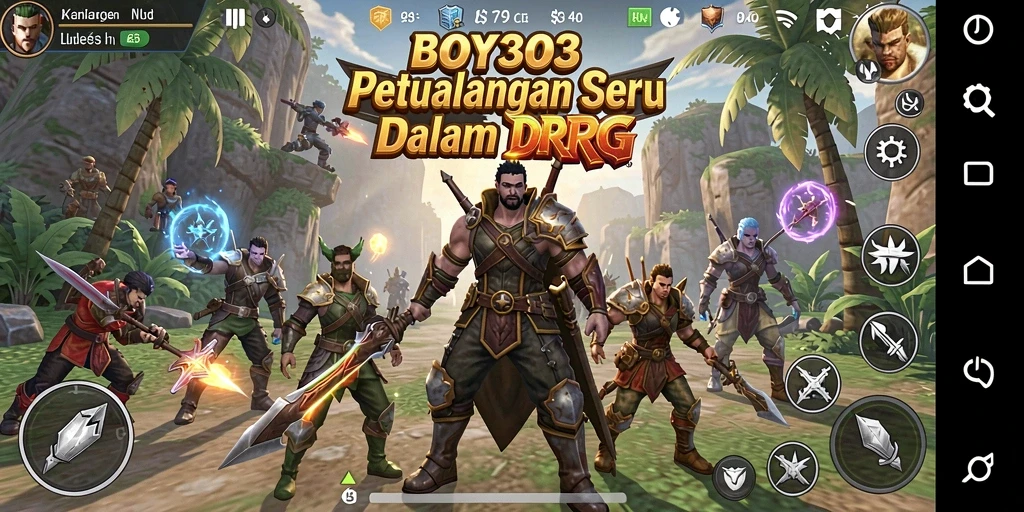 Tampilan menarik dari gameplay RPG BOY303 yang penuh petualangan.