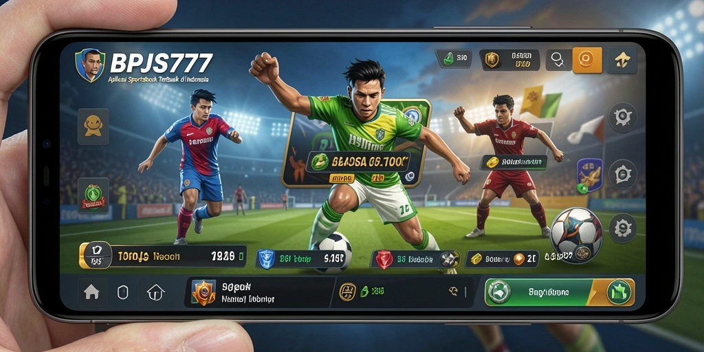 Screenshot utama yang menampilkan aksi taruhan olahraga di BPJS777.