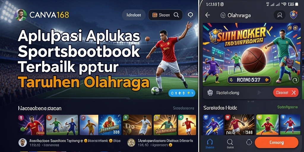 Tampilan screenshot gameplay Sportsbook CANVA168 selama taruhan langsung.
