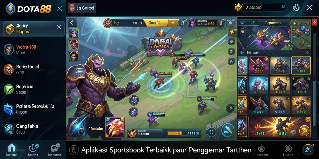 Screenshot gameplay DOTA88 yang menggambarkan pengalaman taruhan yang seru.