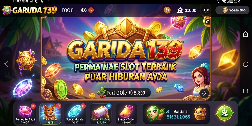 Tampilan gameplay Slot GARUDA138 yang memukau dan seru.