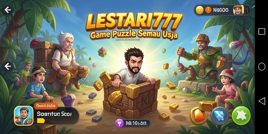Gameplay LESTARI777 yang menarik dengan teka-teki menantang.