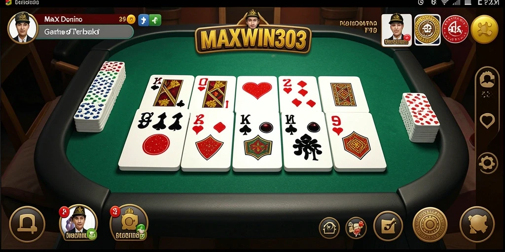 Gameplay seru Domino di MAXWIN303 terlihat jelas.