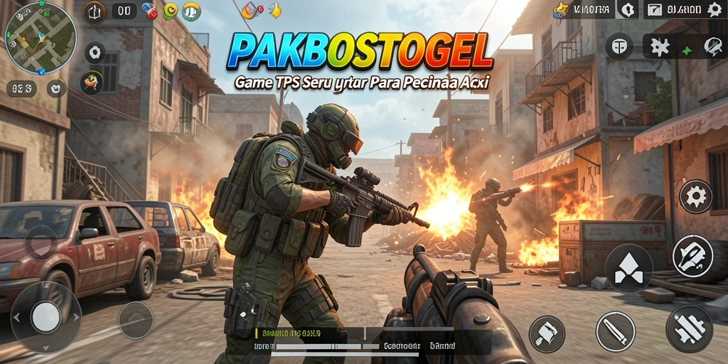 Screenshot gameplay PAKBOSTOGEL yang menunjukkan aksi tempur seru.