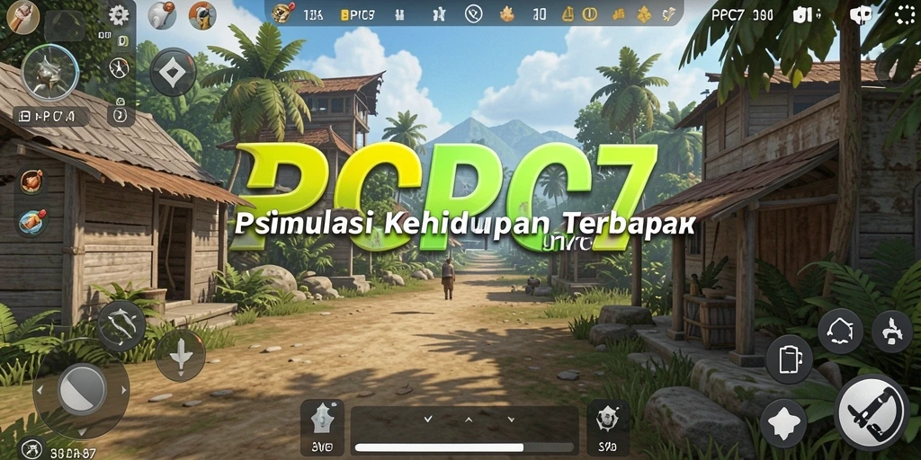 Tampilan gameplay menarik di PCPC7 dengan fitur simulasi yang mendalam.