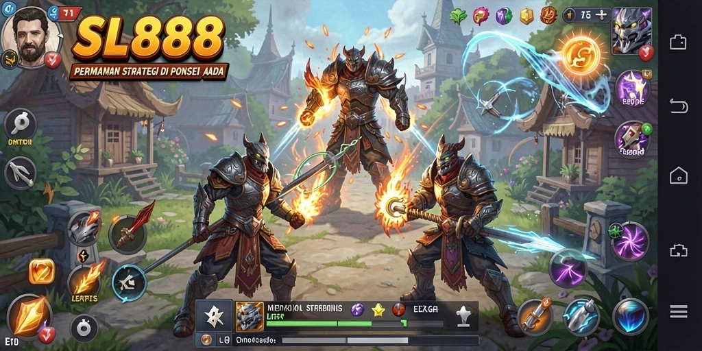 Tampilan gameplay SL888 yang mengasyikkan dan interaktif.