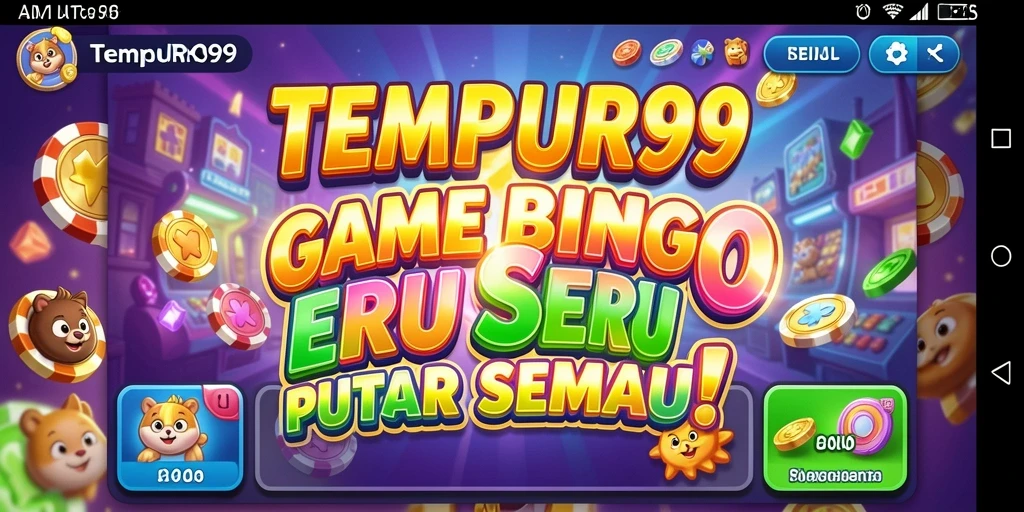 Tampilan gameplay Bingo yang seru di TEMPUR99.