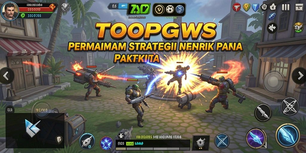 Screenshot TOOPGWS menampilkan serangan strategis yang mendebarkan dan grafis yang memukau.