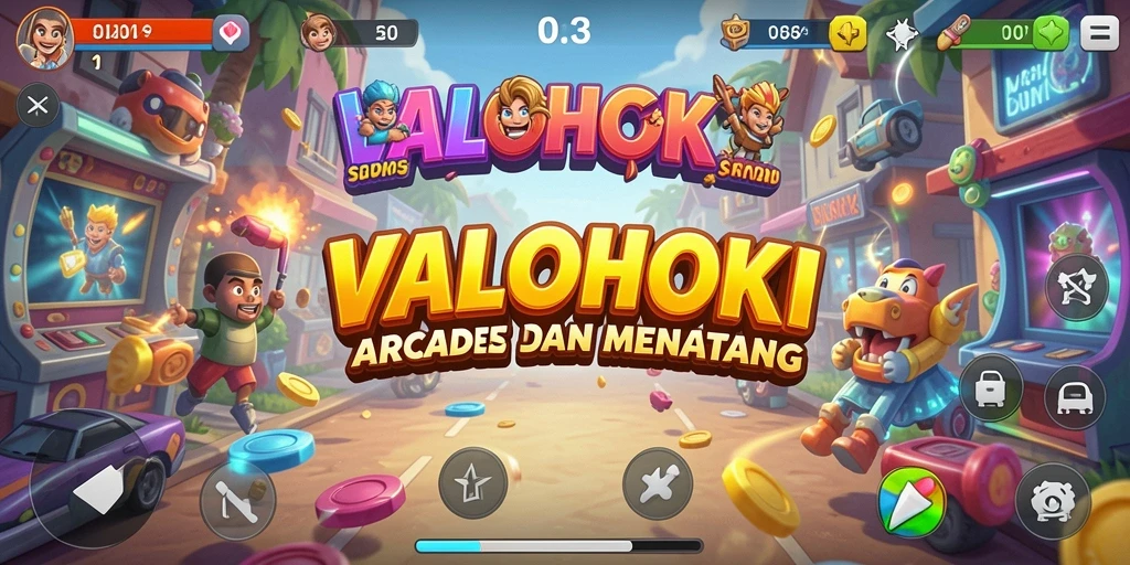 Gameplay seru dan menantang dalam VALOHOKI.
