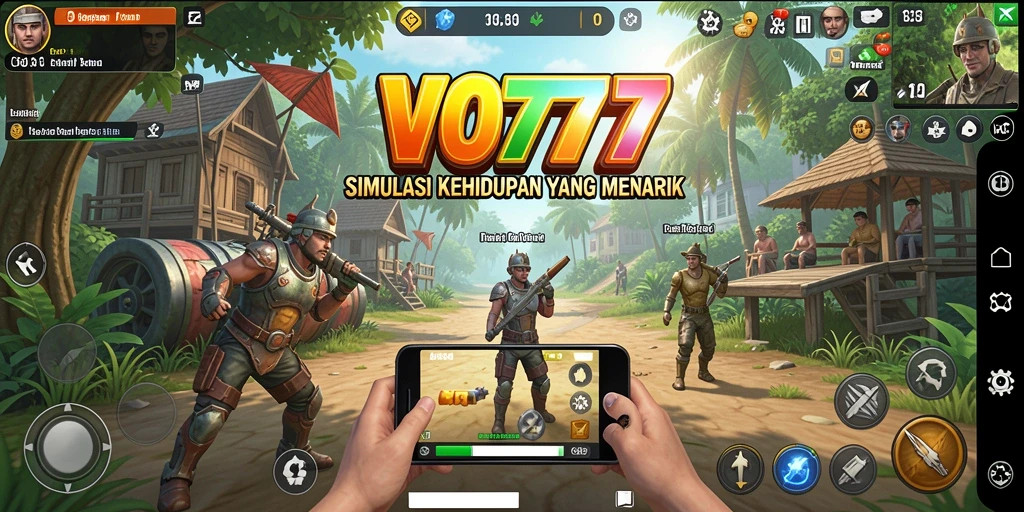 Tampilan gameplay VO777 yang menggambarkan kehidupan dalam simulasi.