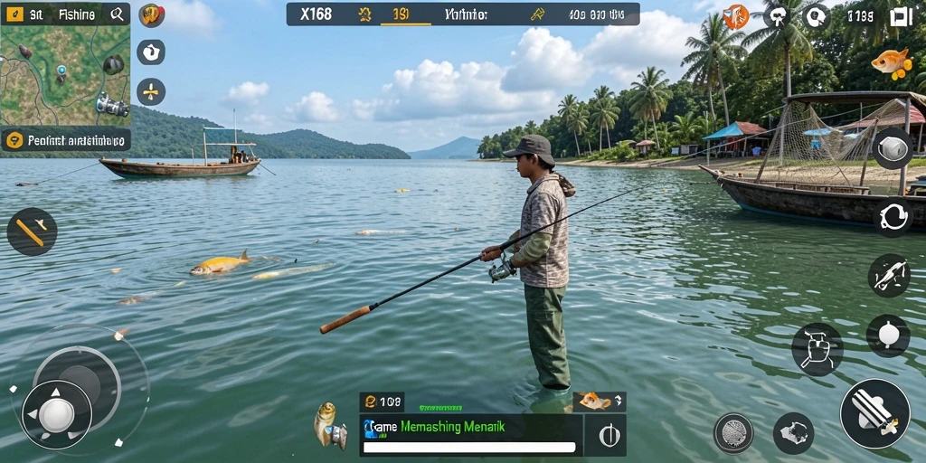Gameplay seru X168 dengan grafis memancing yang menakjubkan.